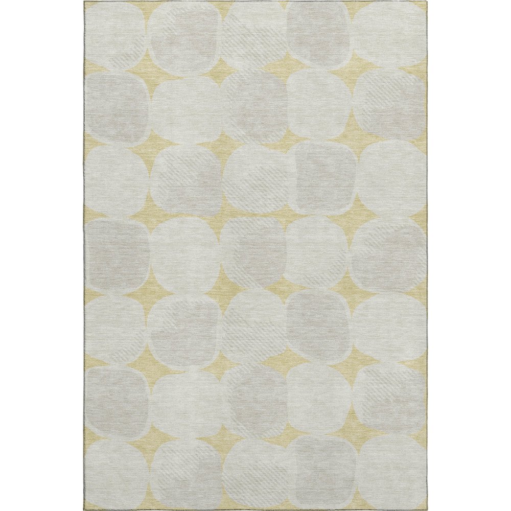 Luxury Washable Indoor/Outdoor The Reserve Wheat 2'6" x 3'10" Rug. Picture 1