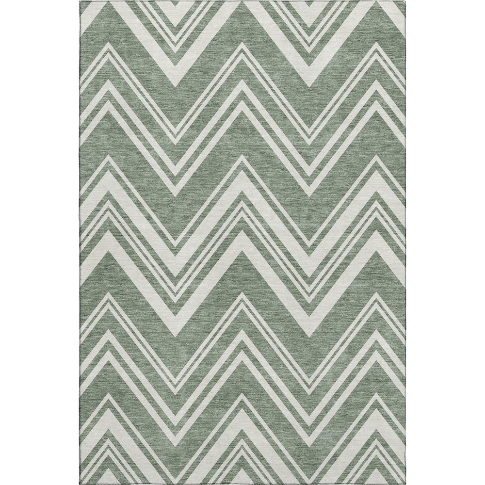 Luxury Washable Indoor/Outdoor The Reserve Sage 2'6" x 3'10" Rug. Picture 1