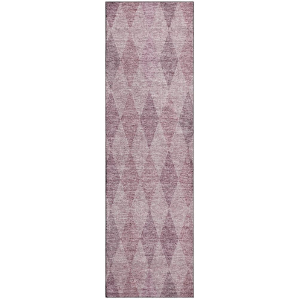 Luxury Washable Indoor/Outdoor The Reserve Blush 2'3" x 7'6" Runner Rug. Picture 1