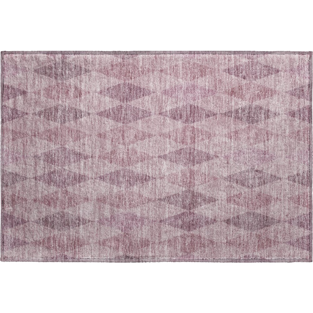 Luxury Washable Indoor/Outdoor The Reserve Blush 1'8" x 2'6" Rug. Picture 1