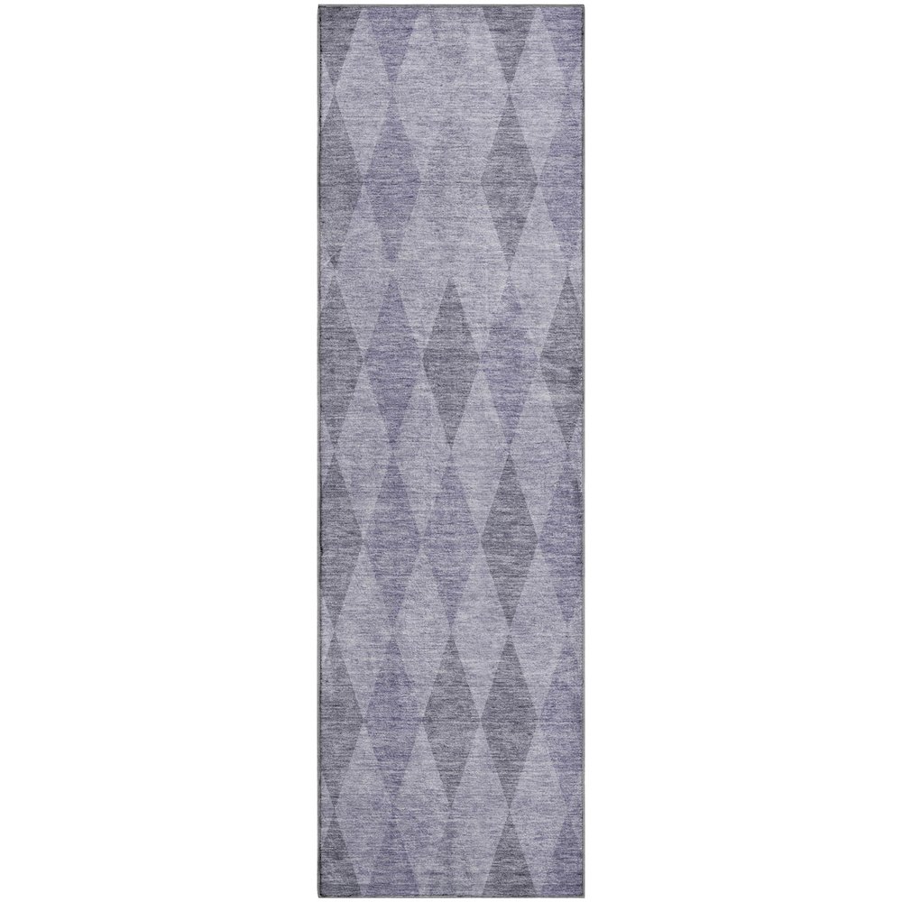 Luxury Washable Indoor/Outdoor The Reserve Lavender 2'3" x 7'6" Runner Rug. Picture 1