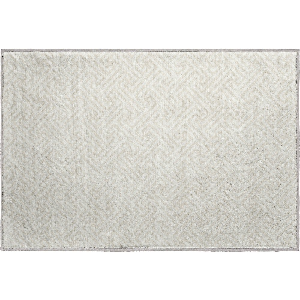 Luxury Washable Indoor/Outdoor The Reserve Beige 1'8" x 2'6" Rug. Picture 1