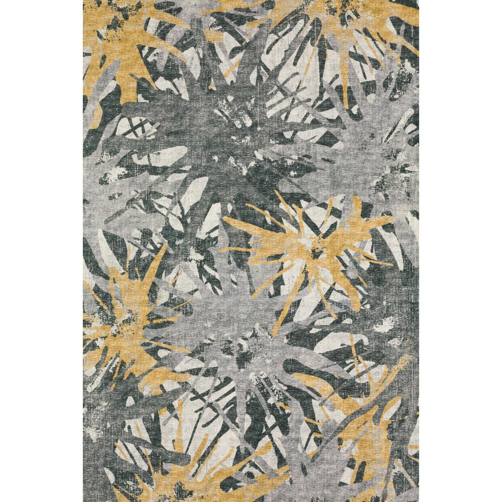 Brisbane BR6 Gold 3' x 5' Rug. Picture 1