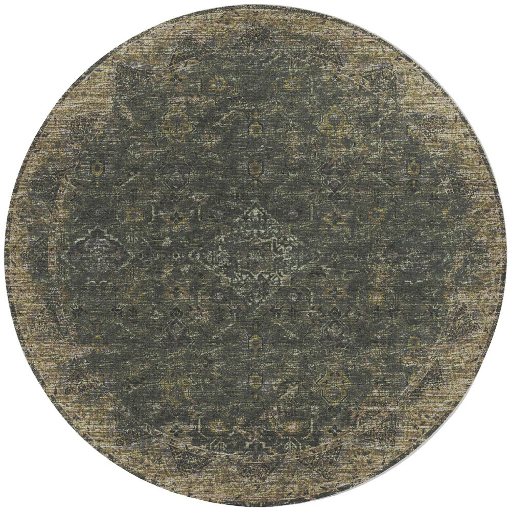 Tuscany TU12 Green 10' x 10' Rug. Picture 1