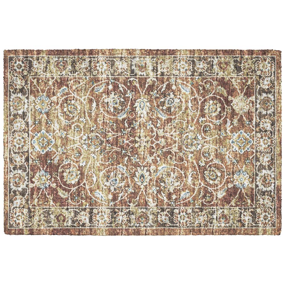 Tuscany TU14 Paprika 1'8" x 2'6" Rug. Picture 1