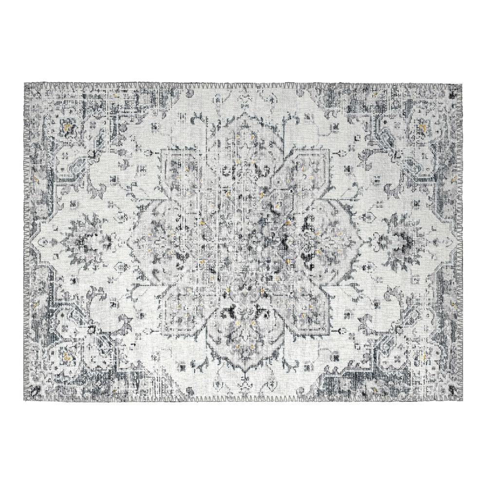 Indoor/Outdoor Marbella MB3 Linen Washable 1'8" x 2'6" Rug. Picture 1