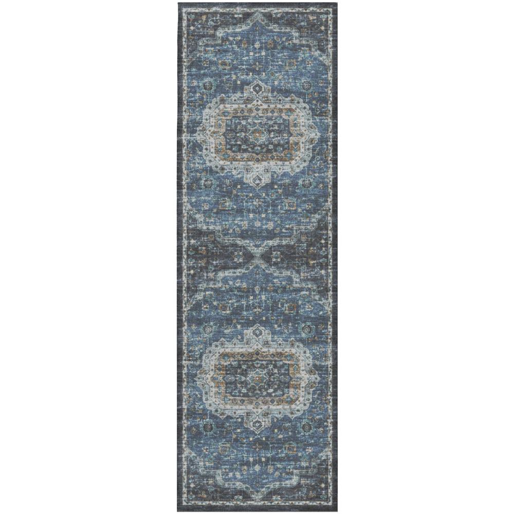 Tuscany TU4 Blue 2'6" x 10' Rug. Picture 1