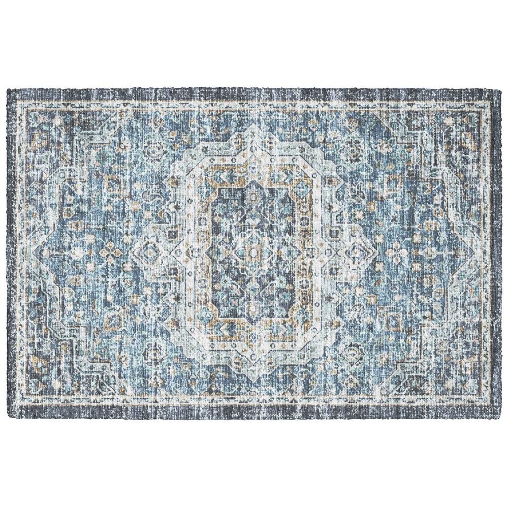 Tuscany TU4 Blue 1'8" x 2'6" Rug. Picture 1