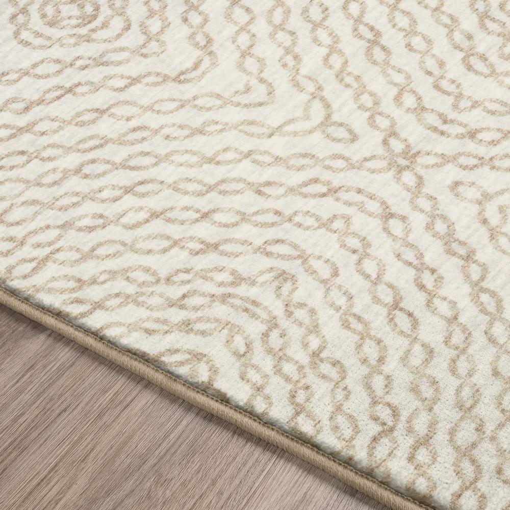 Brisbane BR3 Ivory 1'8" x 2'6" Rug. Picture 5
