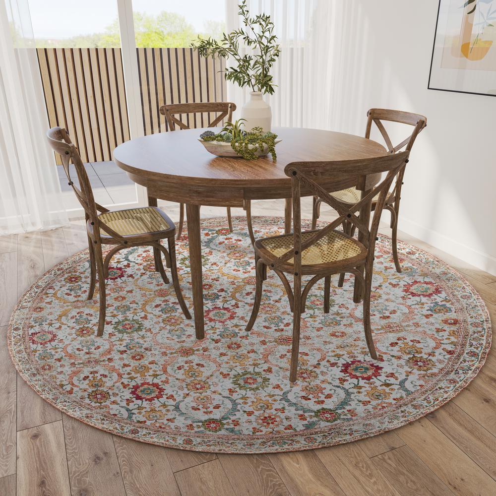 Jericho JC1 Ivory 10' x 10' Round Rug. Picture 2