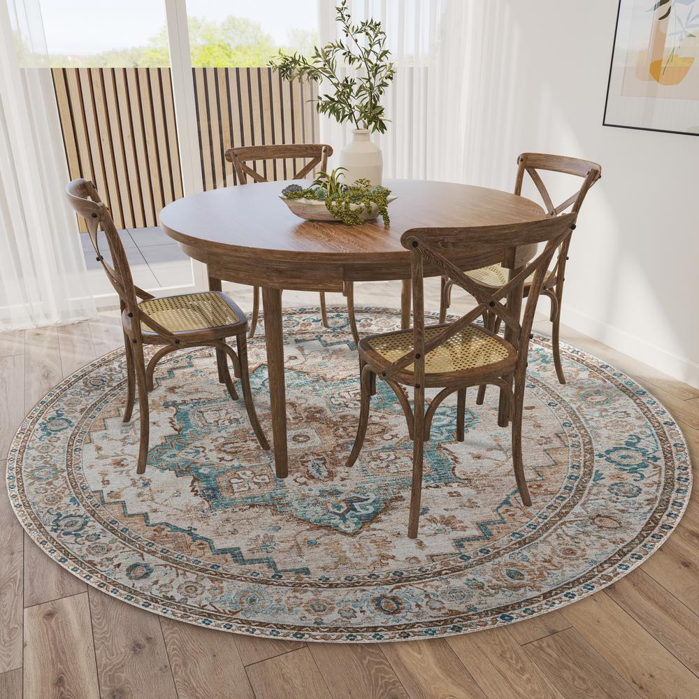 Jericho JC2 Biscotti 10' x 10' Round Rug. Picture 2