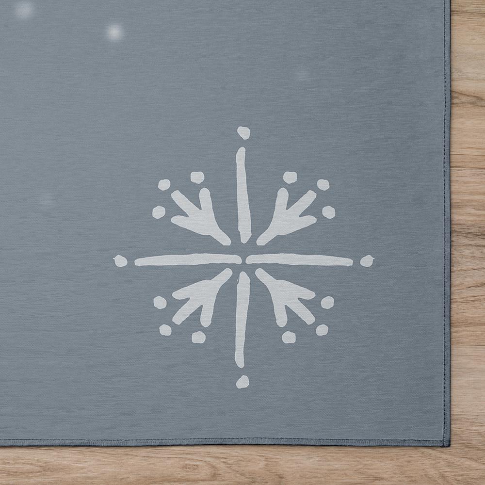 Indoor/Outdoor Wonderland WN2 Grey Washable 1'8" x 2'6" Rug. Picture 3