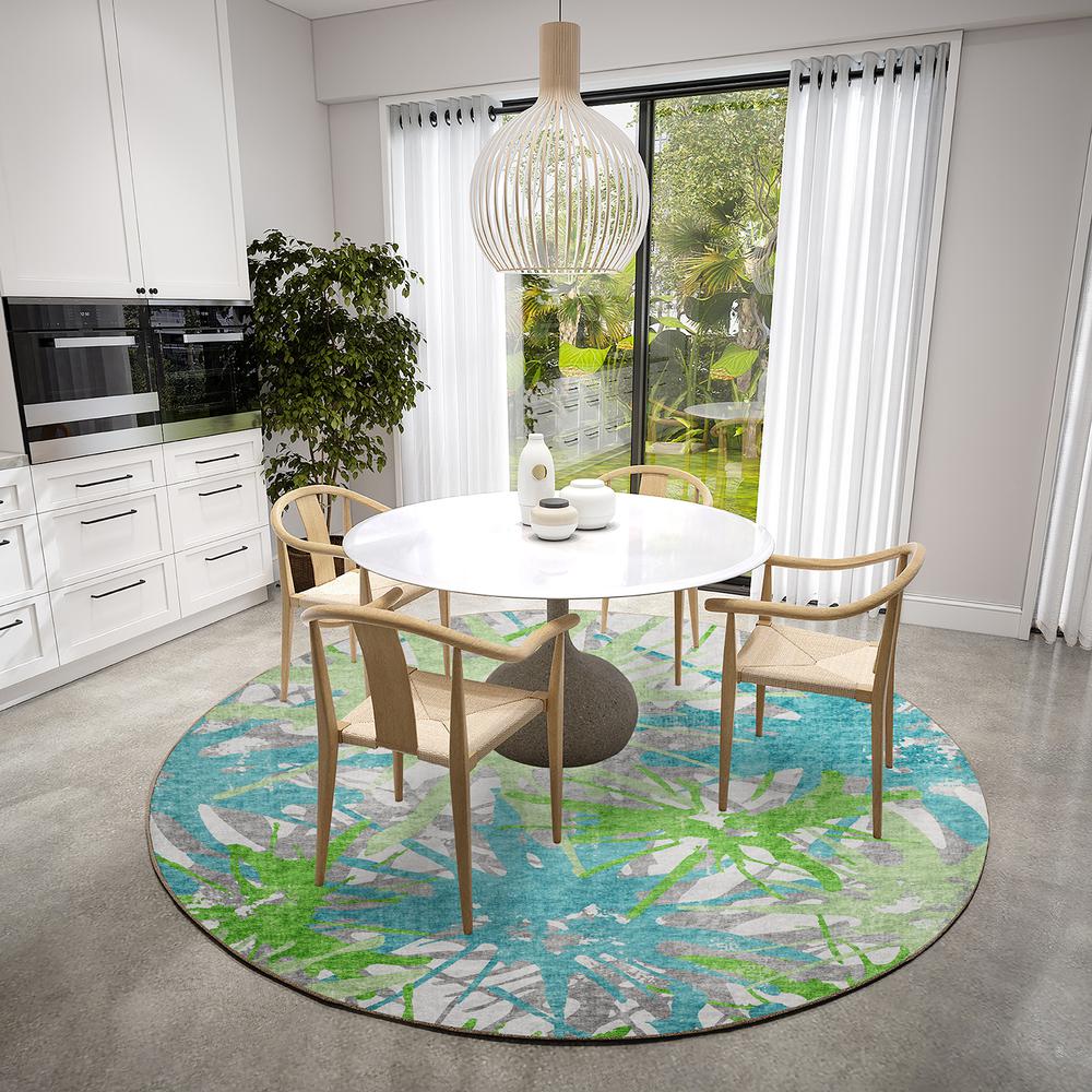 Brisbane BR6 Pacifica 8' x 8' Round Rug. Picture 2