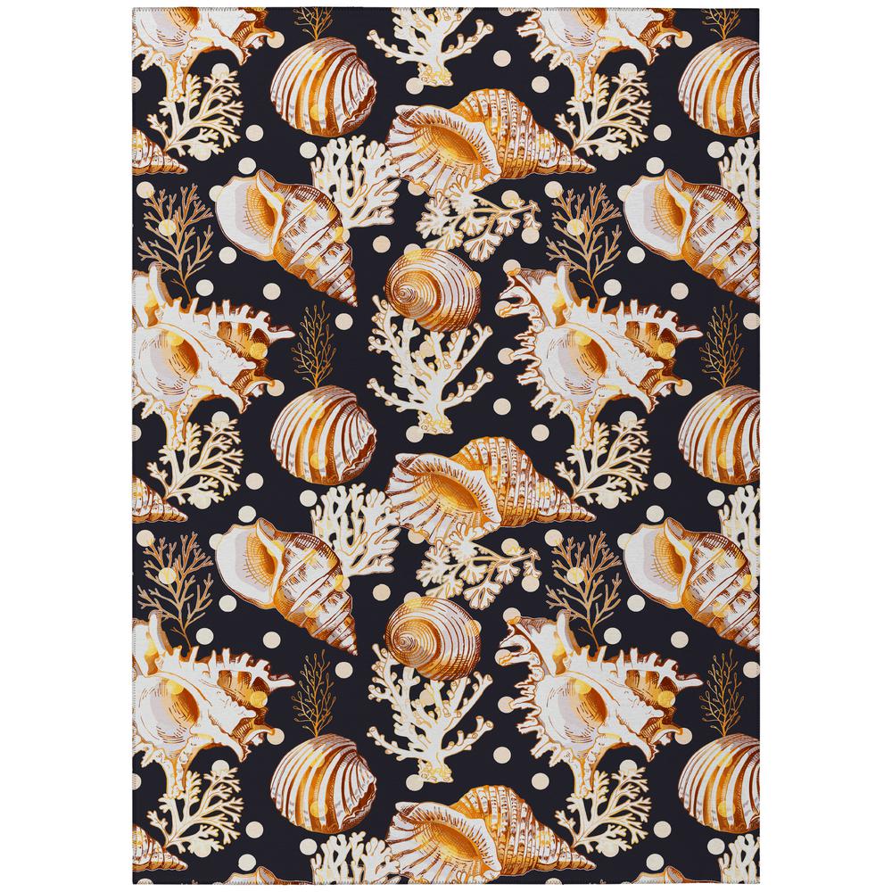 Indoor/Outdoor Surfside ASR36 Midnight Washable 10' x 14' Rug. Picture 1