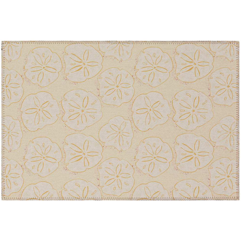Indoor/Outdoor Surfside ASR40 Sand Washable 1'8" x 2'6" Rug. Picture 1