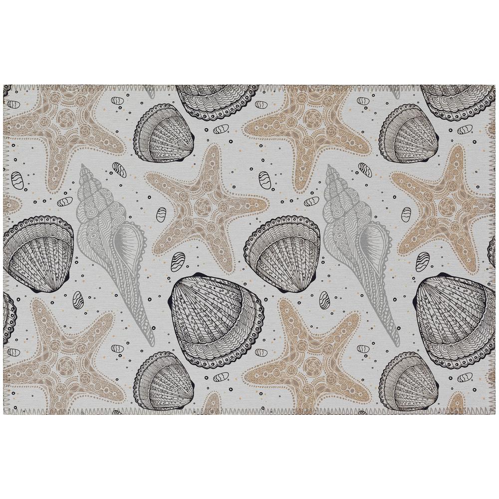 Indoor/Outdoor Surfside ASR34 Fog Washable 1'8" x 2'6" Rug. Picture 1