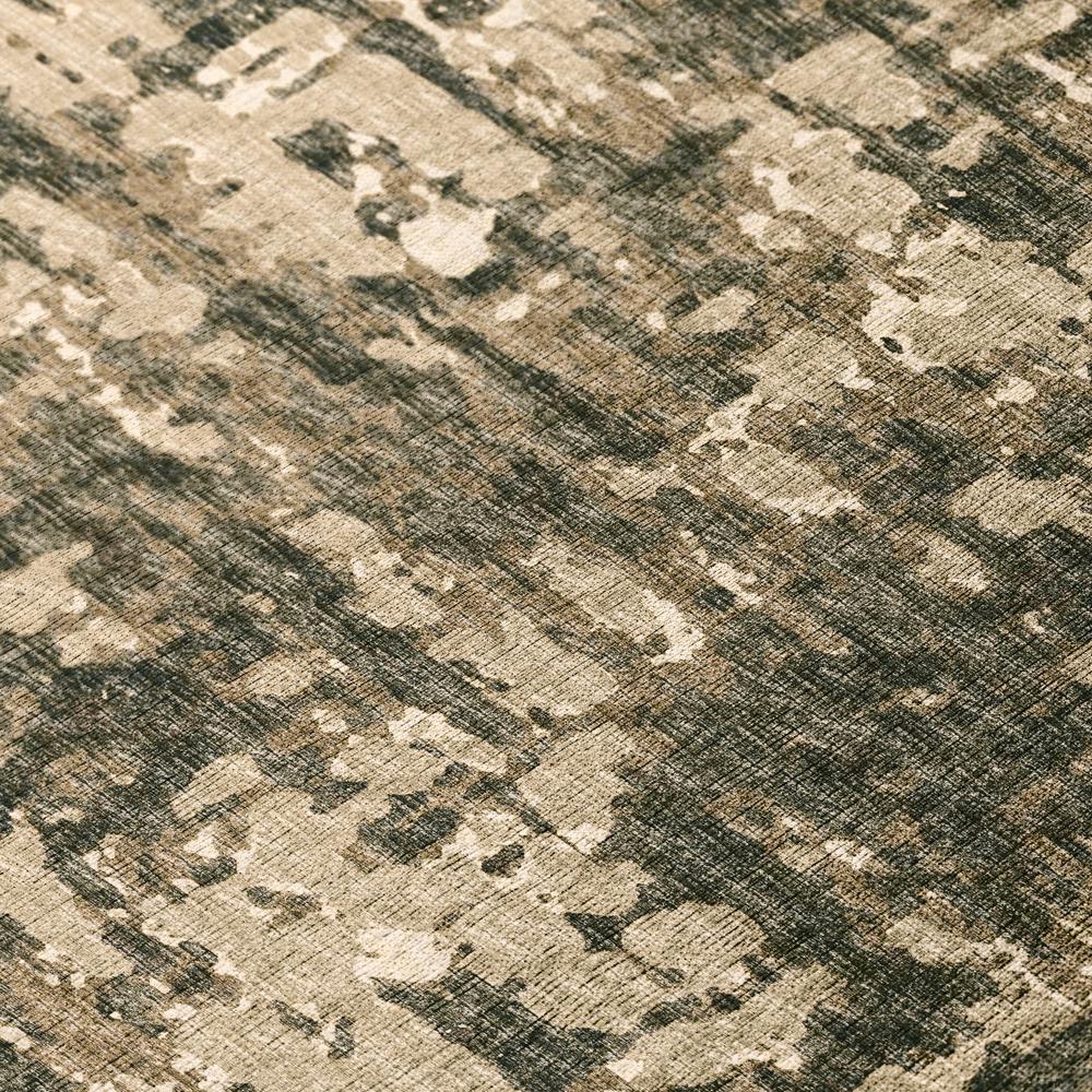 Bravado Earth Contemporary Abstract 1'8" x 2'6" Accent Rug Earth ABV35. Picture 5