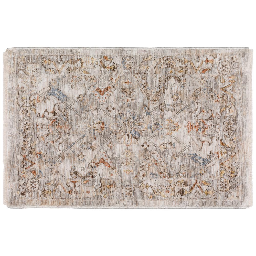 Vienna VI3 Linen 1'8" x 2'6" Rug. Picture 1
