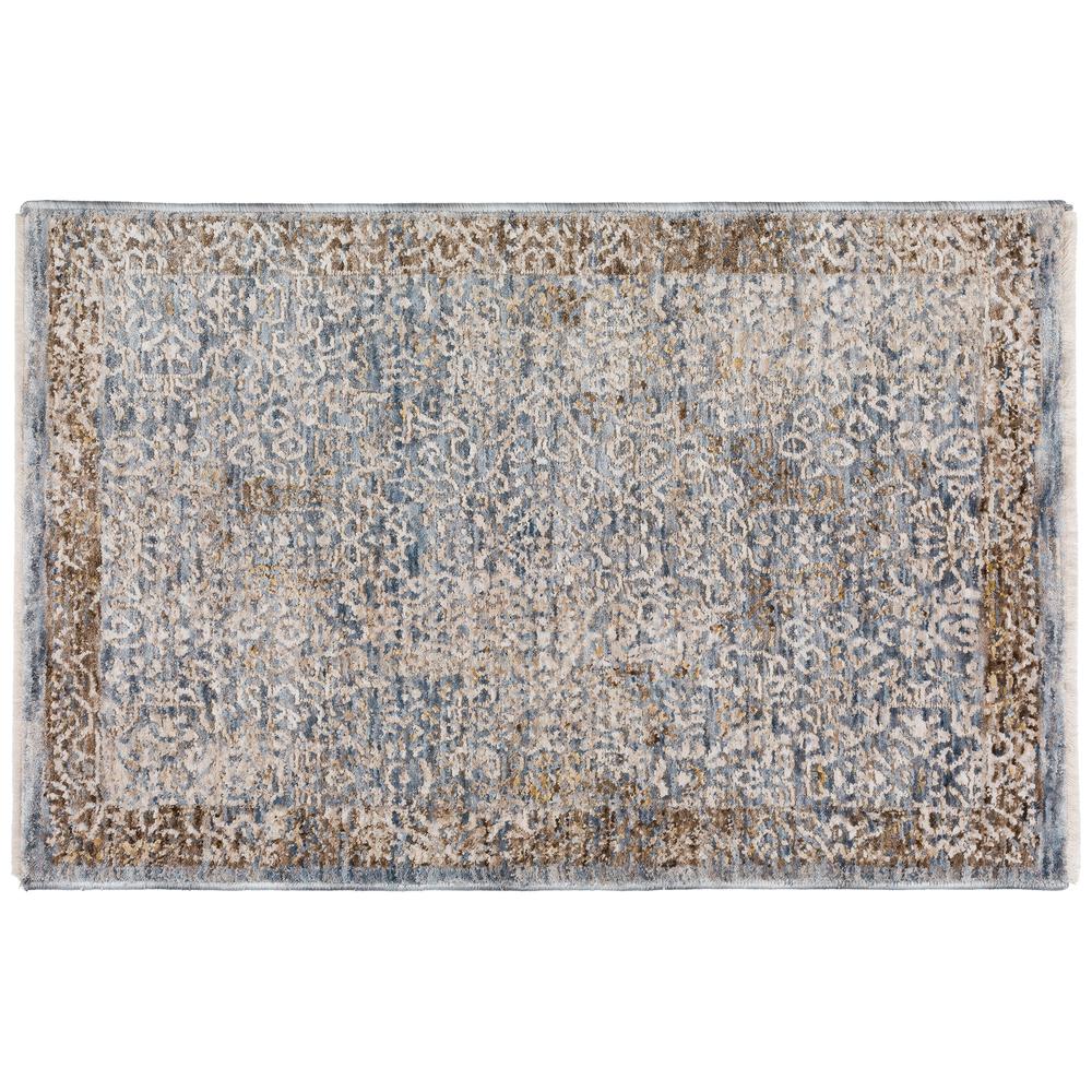 Vienna VI5 Denim 1'8" x 2'6" Rug. Picture 1