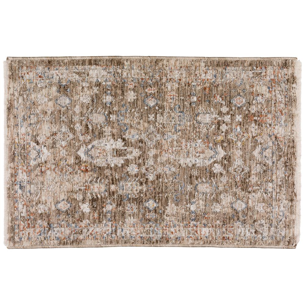 Vienna VI6 Chocolate 1'8" x 2'6" Rug. Picture 1