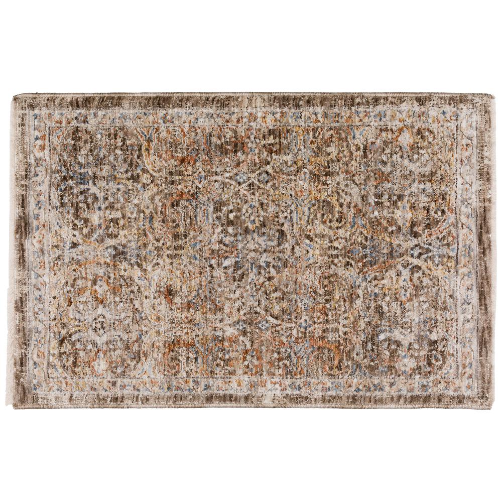 Vienna VI7 Chocolate 1'8" x 2'6" Rug. Picture 1