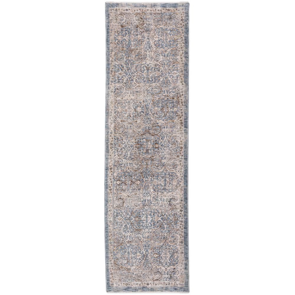 Vienna VI7 Denim 2'3" x 7'10" Rug. Picture 1