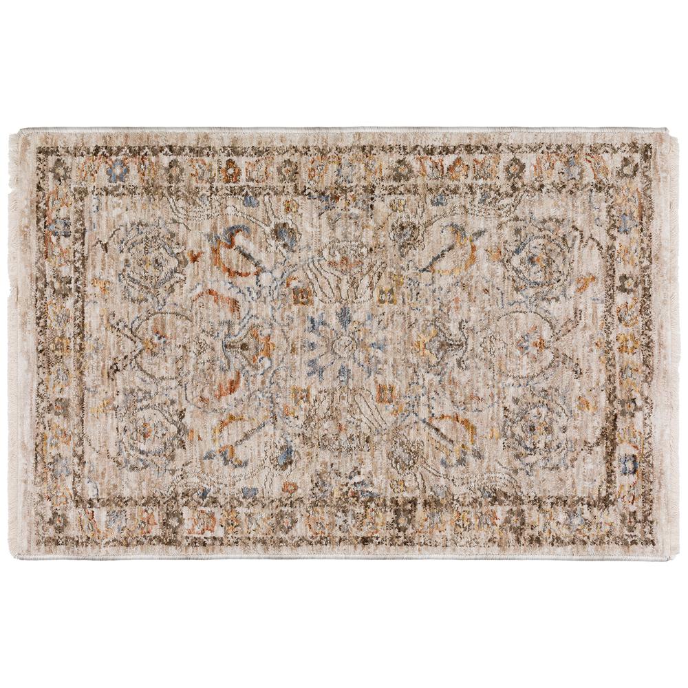 Vienna VI8 Ivory 1'8" x 2'6" Rug. Picture 1
