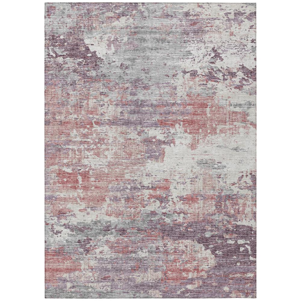 Indoor/Outdoor Accord AAC34 Pink Washable 10' x 14' Rug. Picture 1