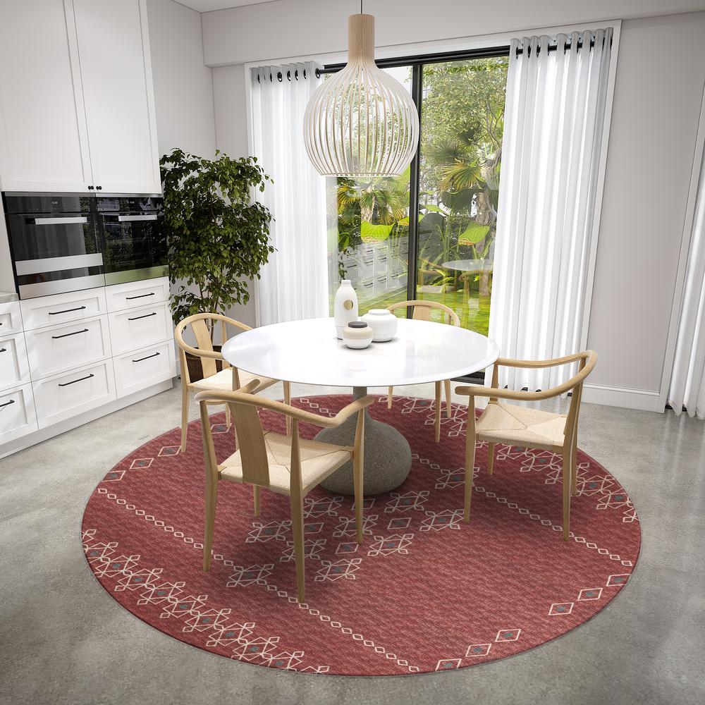Yuma Canyon Transitional Southwest 8' x 8' Area Rug Canyon AYU33. Picture 1