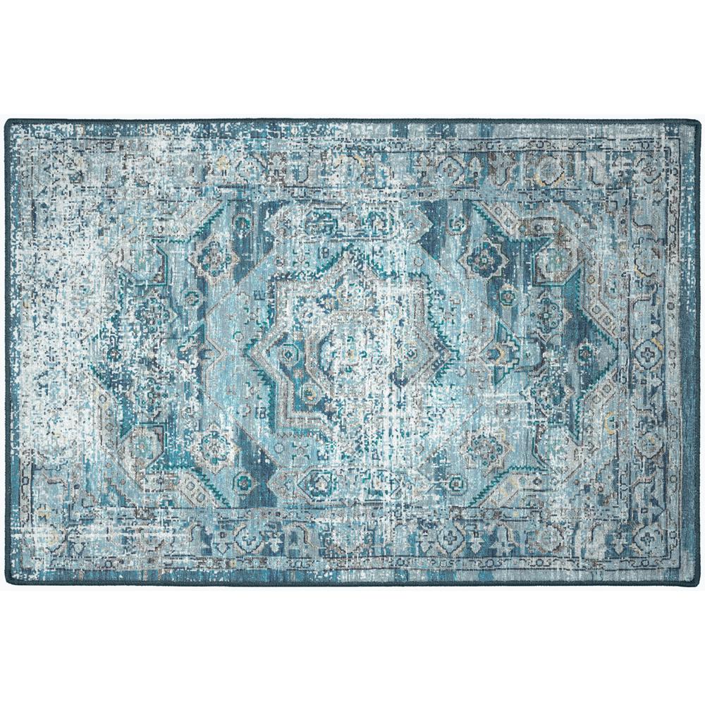 Jericho JC5 Denim 2' x 3' Rug. Picture 1