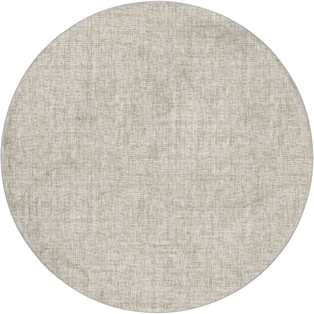 Luxury Washable Voyage VY1 Brown 8' x 8' Rug. Picture 1
