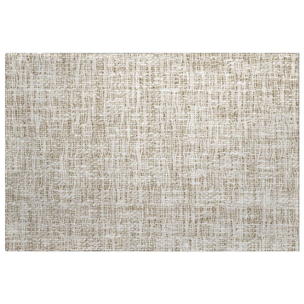 Luxury Washable Voyage VY1 Brown 1'8" x 2'6" Rug. Picture 1