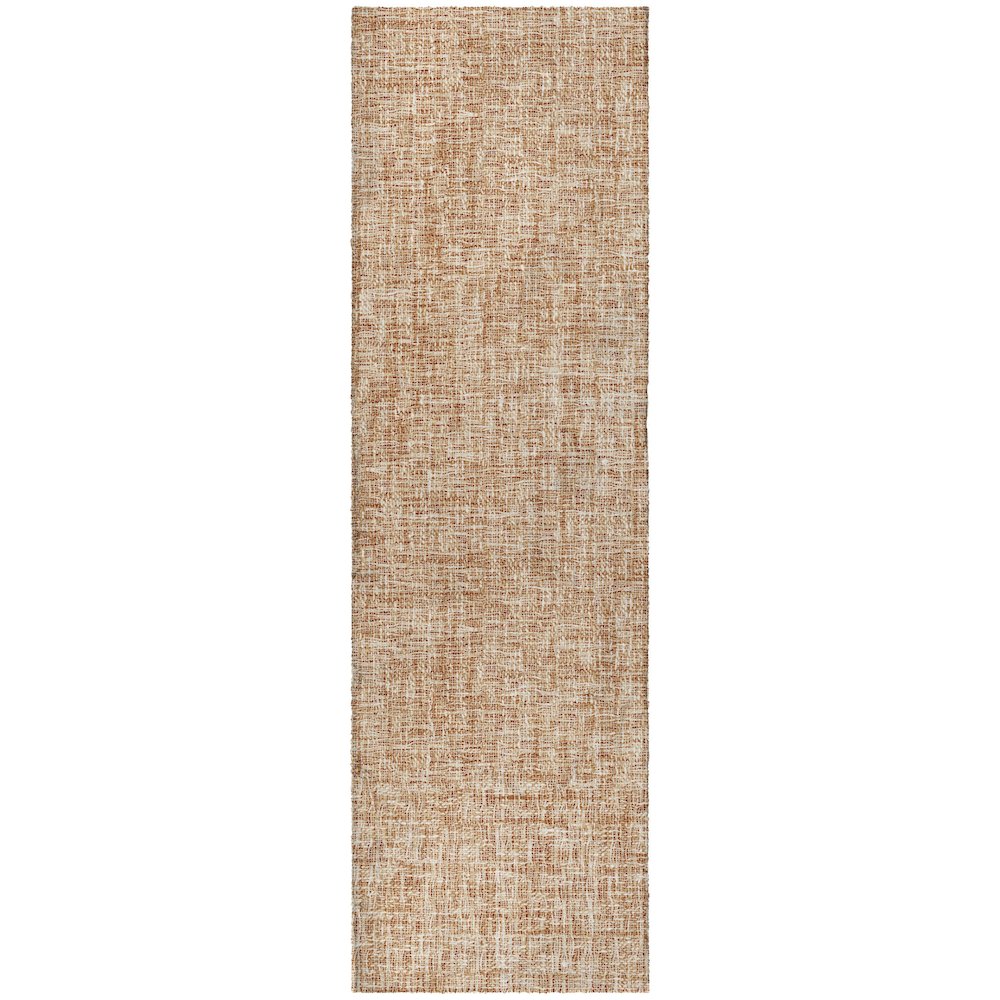 Luxury Washable Voyage VY1 Orange 2'3" x 7'6" Runner Rug. Picture 1