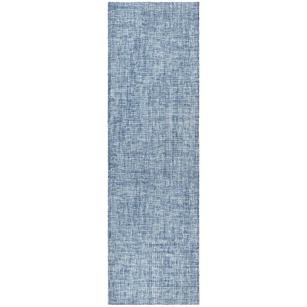 Luxury Washable Voyage VY1 Blue 2'3" x 7'6" Runner Rug. Picture 1