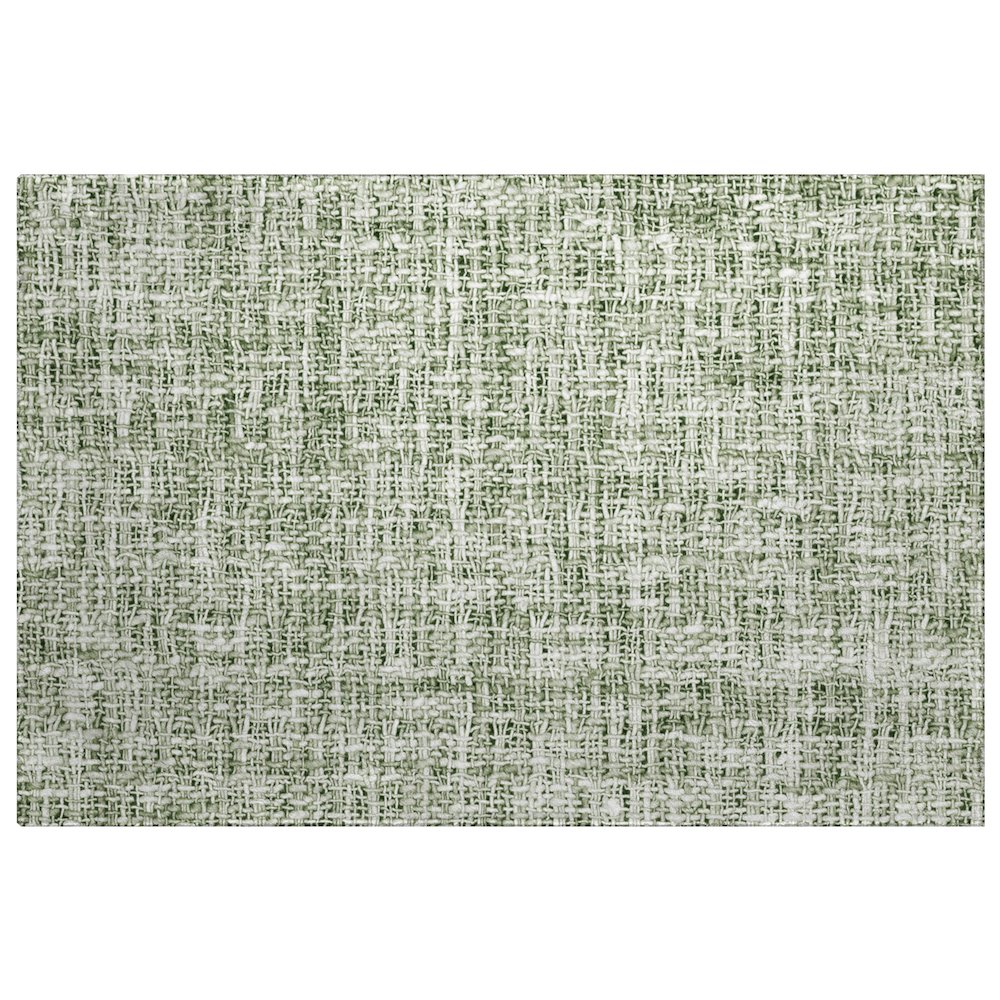 Luxury Washable Voyage VY1 Green 1'8" x 2'6" Rug. Picture 1