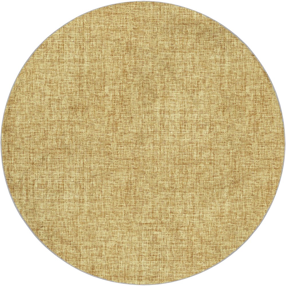 Luxury Washable Voyage VY1 Gold 8' x 8' Rug. Picture 1