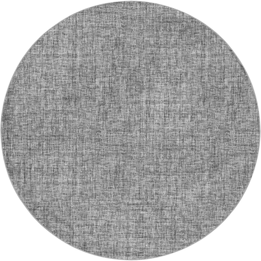 Luxury Washable Voyage VY1 Gray 8' x 8' Rug. Picture 1