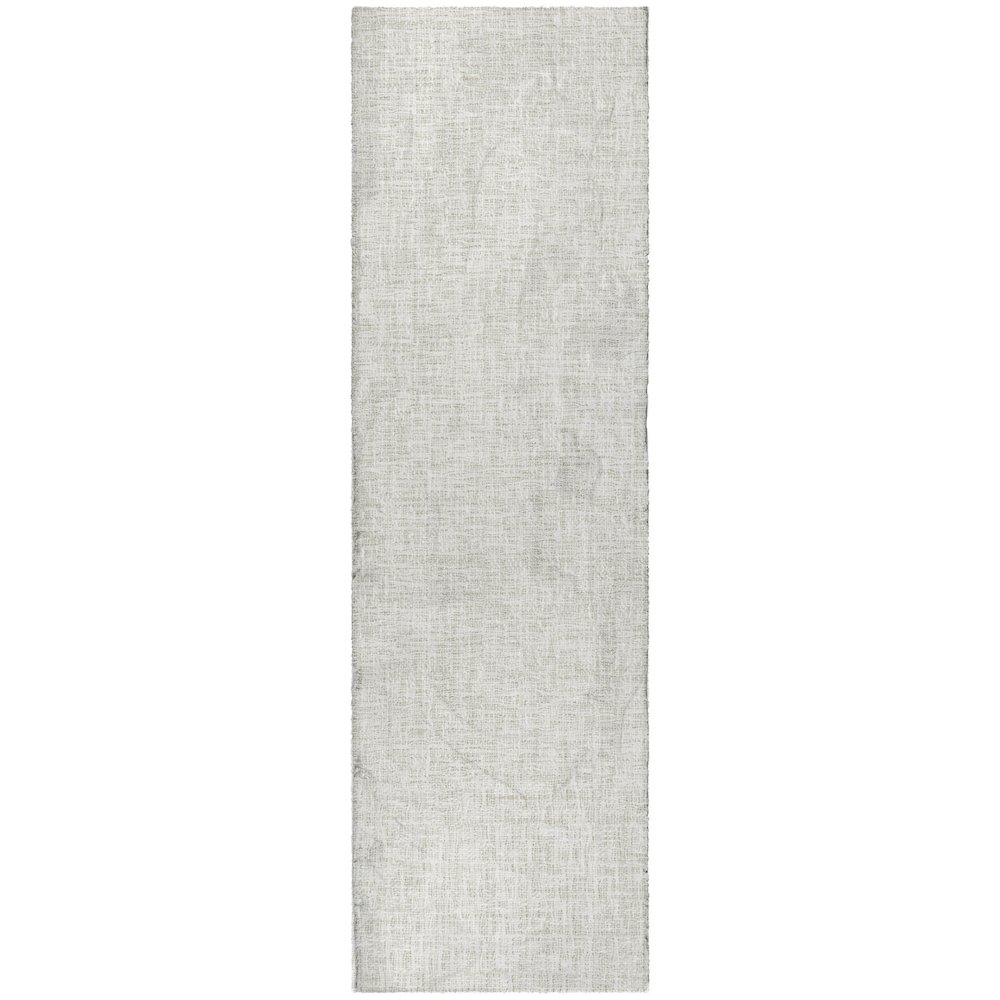Luxury Washable Voyage VY1 Ivory 2'3" x 7'6" Runner Rug. Picture 1