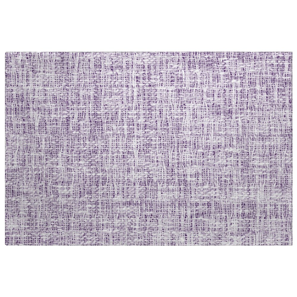 Luxury Washable Voyage VY1 Purple 1'8" x 2'6" Rug. Picture 1