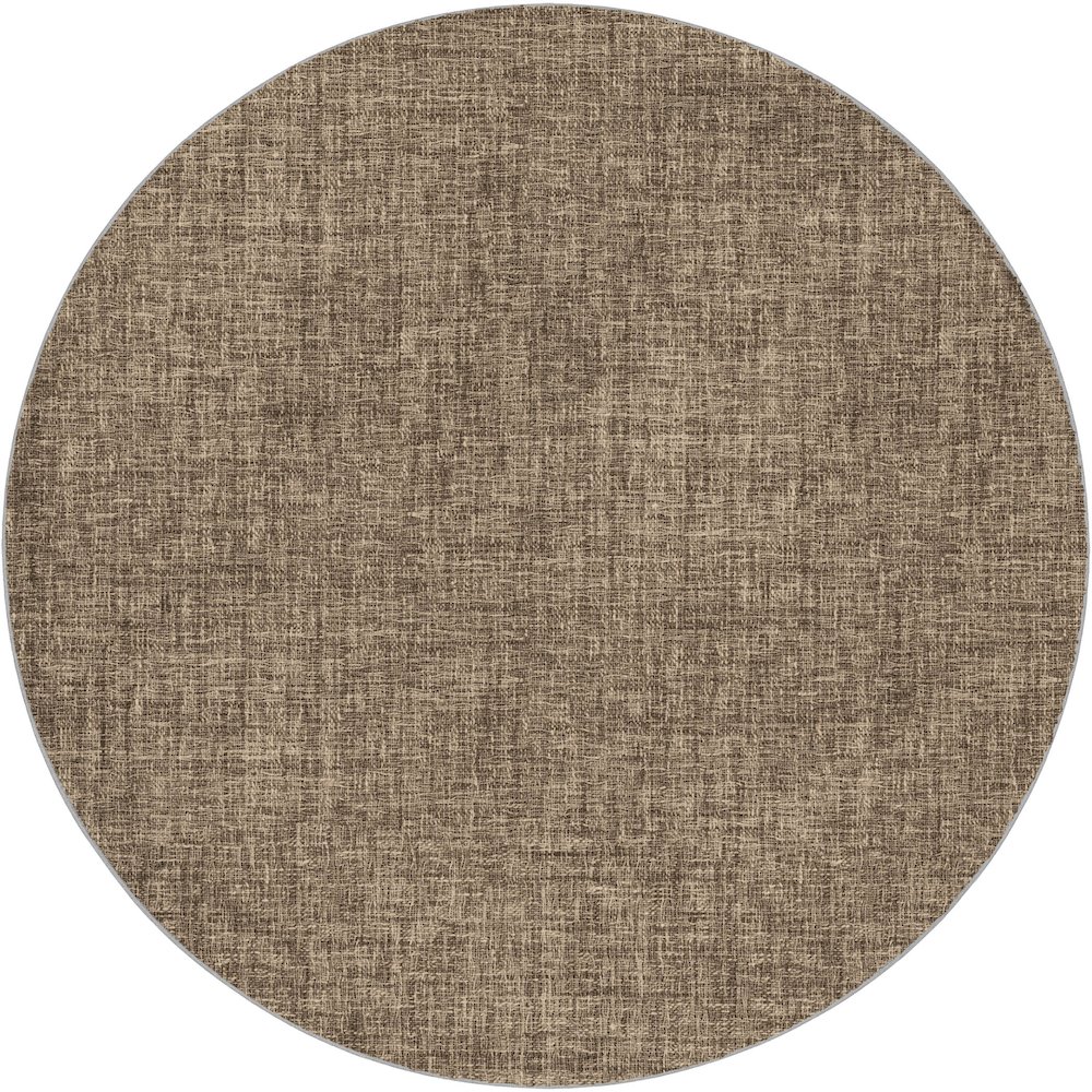 Luxury Washable Voyage VY1 Brown 8' x 8' Rug. Picture 1