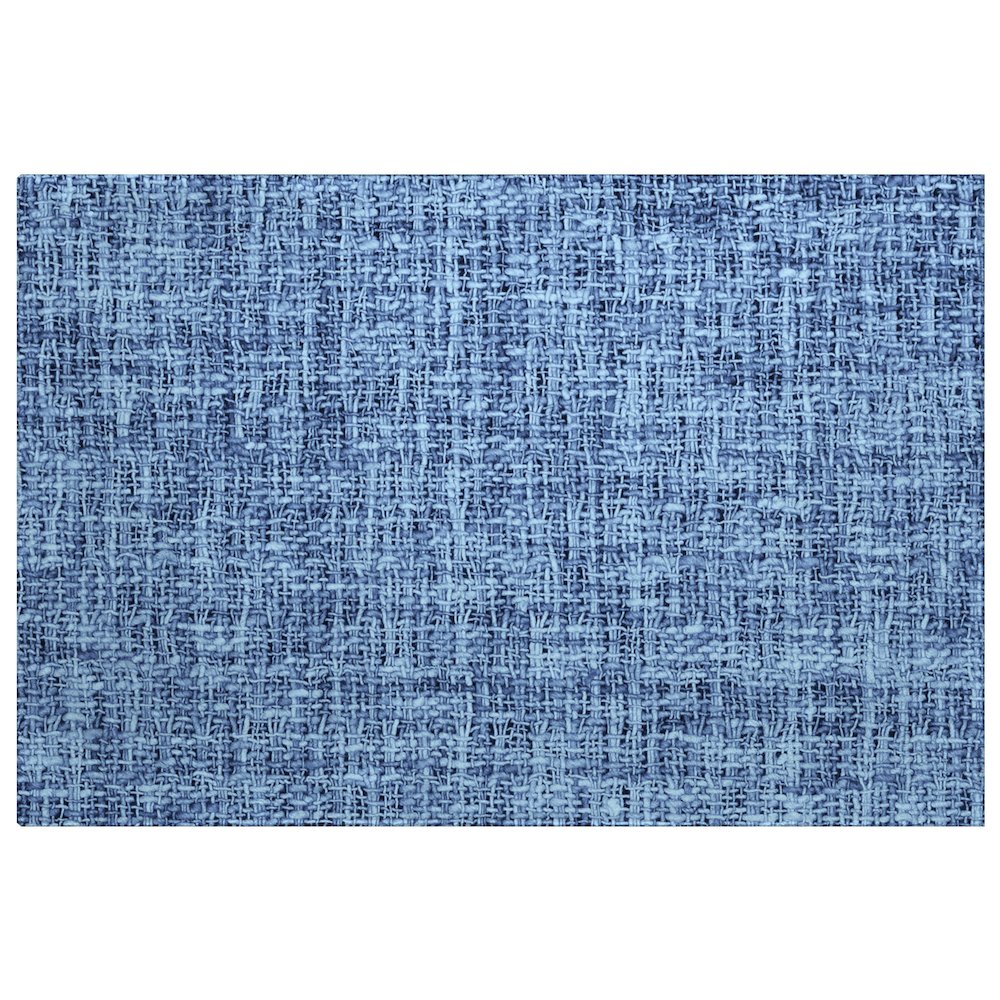 Luxury Washable Voyage VY1 Blue 1'8" x 2'6" Rug. Picture 1