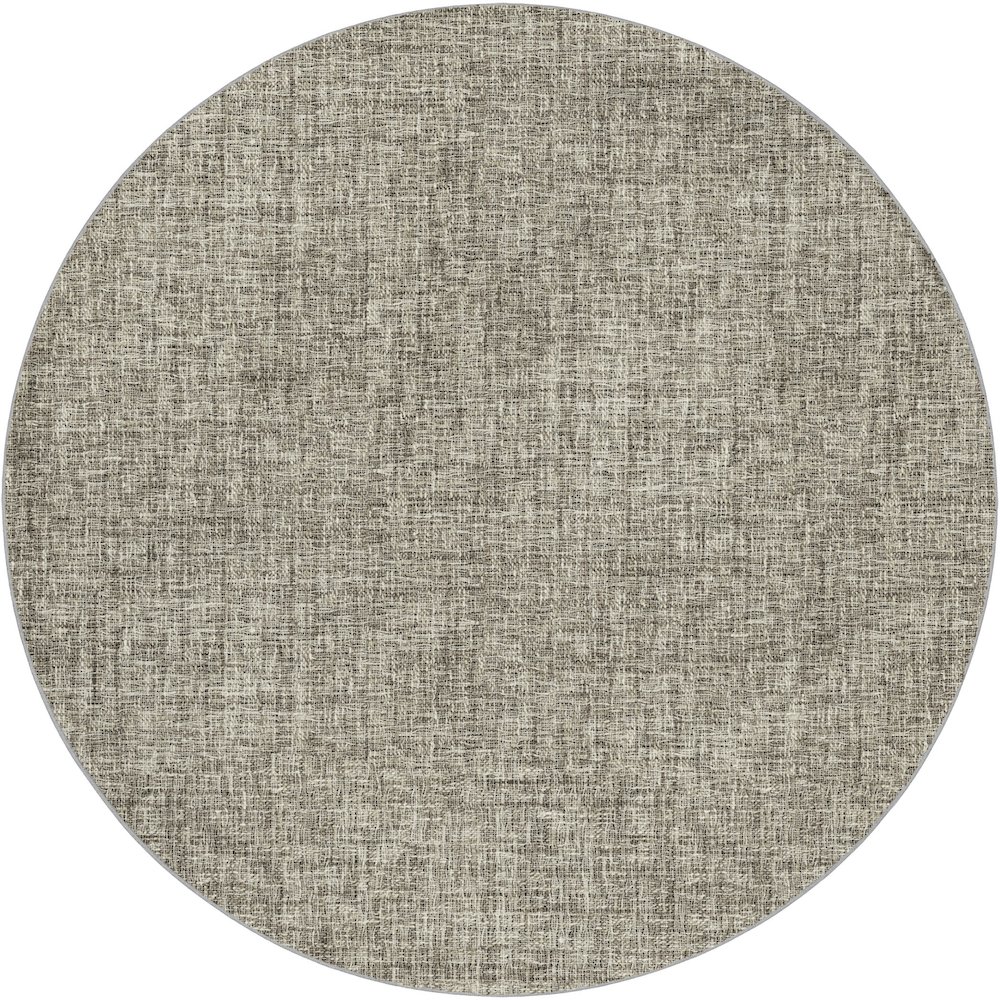Luxury Washable Voyage VY1 Ivory 8' x 8' Rug. Picture 1