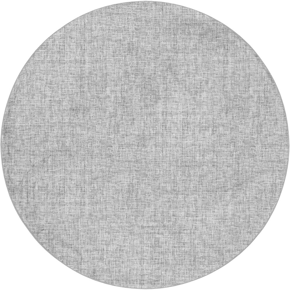 Luxury Washable Voyage VY1 Gray 8' x 8' Rug. Picture 1