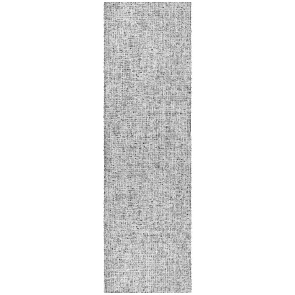Luxury Washable Voyage VY1 Gray 2'3" x 7'6" Runner Rug. Picture 1