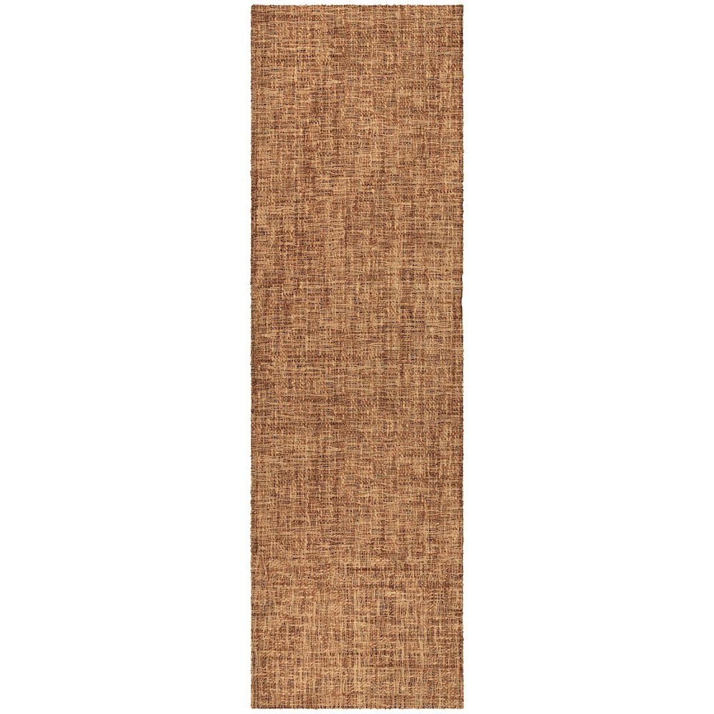Luxury Washable Voyage VY1 Orange 2'3" x 7'6" Runner Rug. Picture 1
