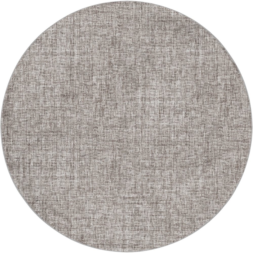 Luxury Washable Voyage VY1 Brown 8' x 8' Rug. Picture 1