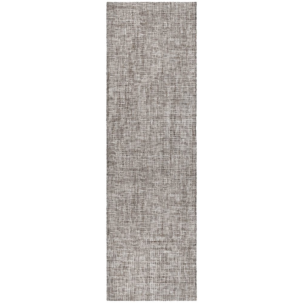 Luxury Washable Voyage VY1 Brown 2'3" x 7'6" Runner Rug. Picture 1
