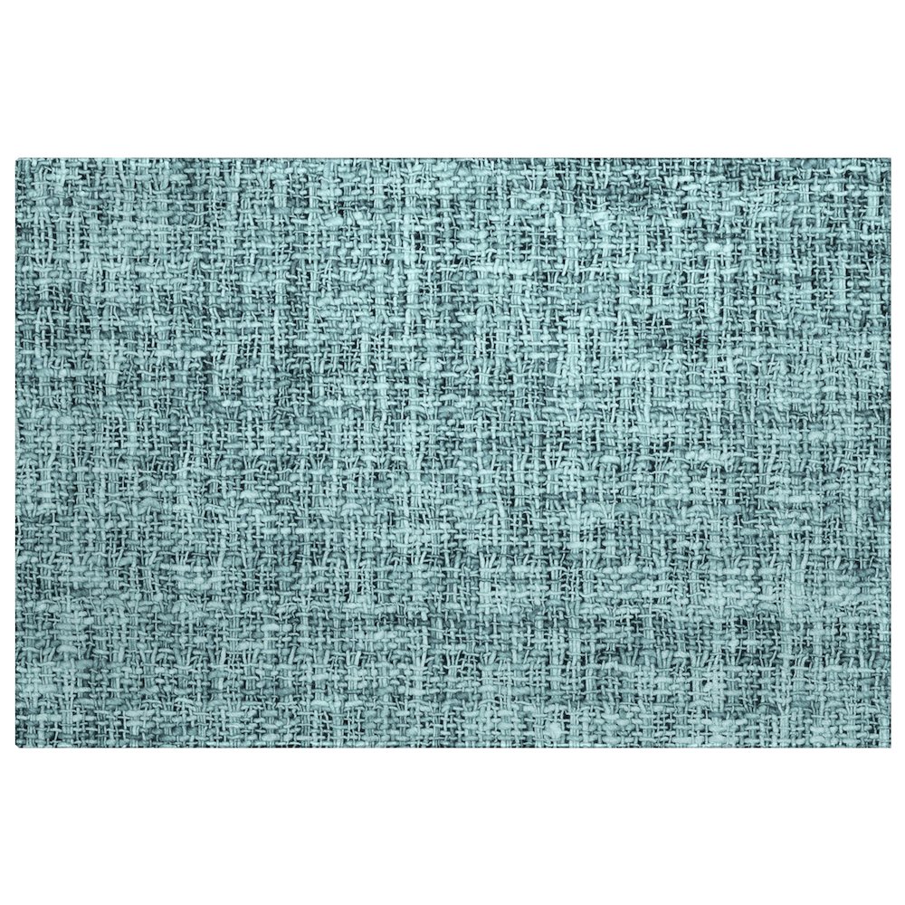 Luxury Washable Voyage VY1 Teal 1'8" x 2'6" Rug. Picture 1