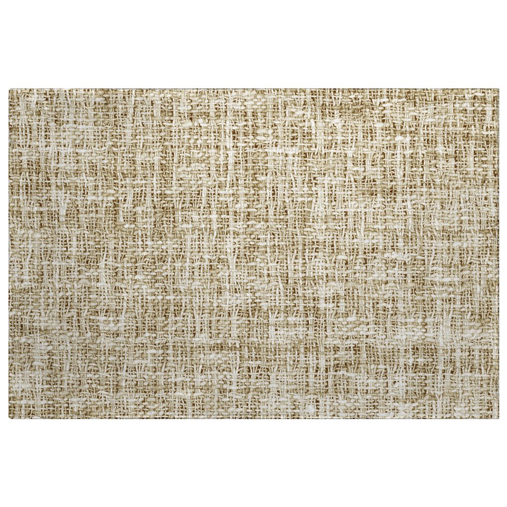 Luxury Washable Voyage VY1 Gold 1'8" x 2'6" Rug. Picture 1