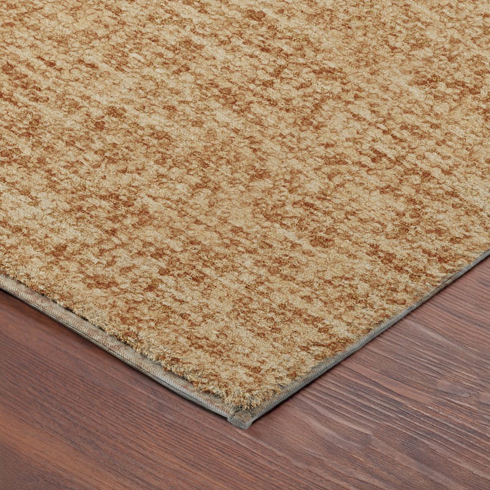 Luxury Washable Voyage VY2 Orange 1'8" x 2'6" Rug. Picture 2